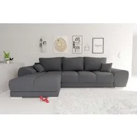 99rooms Ecksofa Antalya, Sofa L-Form, Eckcouch, mit Rückenkissen, Schlaffunktion, Strukturstoff NEVE