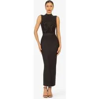 Kraimod Abendkleid mit Rundhalsausschnitt