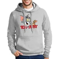 Blondie & Brownie Hoodie Herren Tom Jerry Cartoon Katze Maus Mit Kapuze