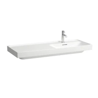 LAUFEN Waschtisch MEDA 460x1200x160 Ablage links o. Hl. o.Ül. Weiß, H8171190001121 H8171190001121