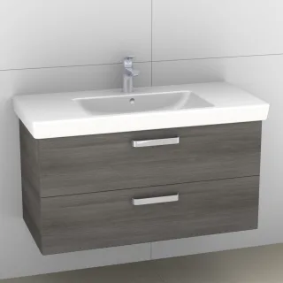 Artiqua 414 Waschtischunterschrank für Subway 2.0 7175A0 Graphit Struktur quer, 414-WU2L-V71-7070-40 414-WU2L-V71-7070-401