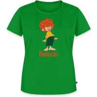 Spreadshirt T-Shirt Pumuckl Mit Frecher Pose Und Verschmitztem Lächeln Frauen Premium T-Sh (1-tlg)