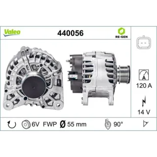 Valeo Lichtmaschine 120A Dacia Renault 440056