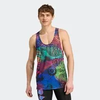 adidas Performance Tanktop ADIDAS X JEREMY SCOTT ALLOVER-PRINT schmal geschnitten, aus Mesh-Material, mit Elasthan-Anteil