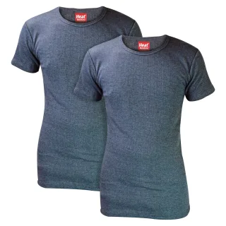 2er-Pack Herren Kurzarm-Thermooberteil für den Winter