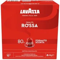 Lavazza Kaffee, Lavazza Qualita Rossa Alu 80 Kapseln gemahlener Röstkaffee 456g