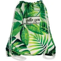 Haus und Deko Gardine Turnbeutel Sporttasche mit Kordelzug Sport-Beutel Tasche im Trend-Desi (1 St), Polyester