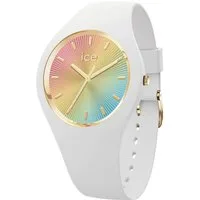 ice-watch Quarzuhr 025350, für Damen ICE Champagne M Weißer Regenbogen