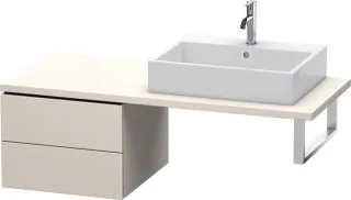 Duravit L-Cube Unterschrank für Konsole Taupe Supermatt 420x547x400 mm - LC583608383 LC583608383