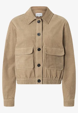 MORE & MORE - Cord-Blouson grün - Gr. - 42
