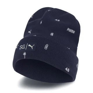 Puma x Selena Gomez Mütze überall über Print Logo Hut Navy 022359 01