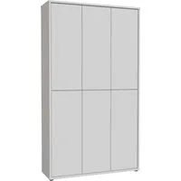 FORTE Schuhschrank Alice Springs, Schuhschrank, B/H/T 109,2/191,9/34,9 cm, 36 Paar Schuhe (B/H/T 109,2/191,9/34,9 cm) Stauraumschrank, Mehrzweckschrank, (B/H 109cm x 192cm), mit 16 Böden