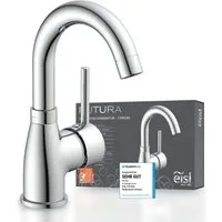 Eisl Waschtischarmatur Futura Wasserhahn mit Energiesparfunktion Cold Start, Mischbatterie