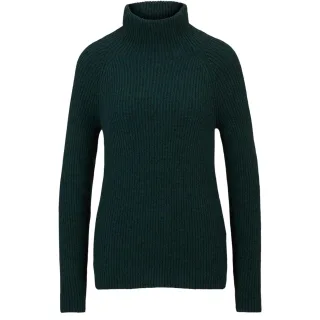 Boss - Pullover für Damen, Rippenstrick, Regulär, Raglanärmel (Dunkelgrün)
