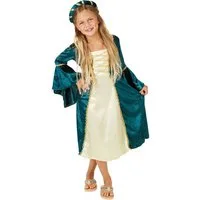 dressforfun Kostüm Mädchenkostüm Burgprinzessin, Wundervolles, langes Kleid