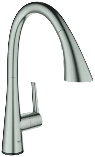 GROHE Elektron.-EH-SPT-Batt. ZedraTouch 30219_2 azb. 3-Strahl-Spülbr. supersteel, 30219DC2 30219DC2