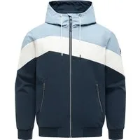 Ragwear Outdoorjacke Stewie Block YOUMODO stylische Herren Übergangsjacke mit großer Kapuze