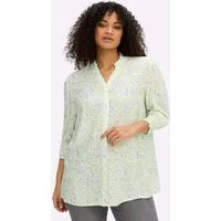 Sheego Klassische Bluse 3/4-Arm-Bluse 3/4-Arm