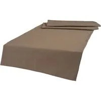 beties Tischläufer Wunschton (1-tlg, 1 Stück Tischläufer), XL Tischläufer ca. 40x220 cm, unifarben, einfarbig deep-taupe