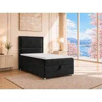 Best for Home Boxspringbett K-11 SINGLE mit Bettkasten, Bonellfederkern, Komfort Topper H3 (Hotelbett, Einzelbett, Kinderbett, Juniorbett, 5-St., 70x200 80x200 90x200 100x200 cm), Einzelbett mit integriertem Stauraum, gepolstertem Kopfteil