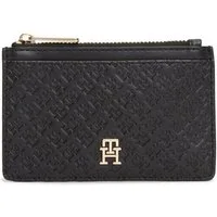 Tommy Hilfiger Kartenetui TH ICON LONG CC HOLDER MONO, Unisex Minigeldbeutel, Portemonnaie mit TH-Schmucklogo