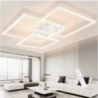 Nettlife LED Deckenleuchte LED Deckenleuchte Drei Quadratisches, LED fest integriert, Warmweiß Neutralweiß Kaltweiß, Schlafzimmer Büro Küche