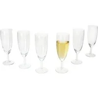 MamboCat Sektglas 6er Set Royal Sektgläser 140ml Champagner-Glas klare Prosecco Party, Glas