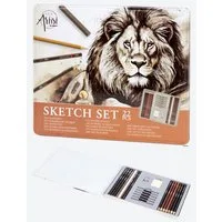 Spectrum Buntstift Zeichenstifte Set 22 tlg. Skizzier-Set, (22-tlg)