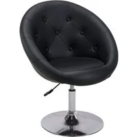 Duhome Loungesessel 509A, Cocktailsessel Clubsessel Schminktischstuhl Drehstuhl Höhenverstellbar