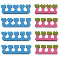 K-Pro Zehenspreizer Zehen- & Fingerspreizer, Zehentrenner – Maniküre, Set 8-tlg., 8er, Zehentrenner, Zehenstrecker, Maniküre