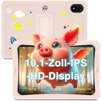 DOOGEE U11kid Android 16 Kinder Tablet mit Hülle und Stift, 11 zoll, 8580mAh Tablet (10", 128 GB, Android 14, WiFi, vorinstallierte Kinder Lernsoftware und Spiele,Anti-Blaulicht)