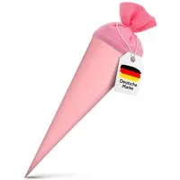 itenga Schultüte itenga Bastelschultüte 70cm rund ROSA
