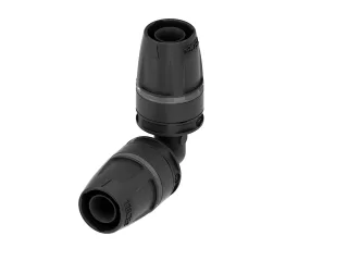 Tece logo-Push Winkelkupplung 90 Grad Dim. 25 x 25, PPSU, 8710725 8710725