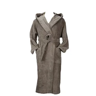 ARTG - "Robezz" Morgenmantel für Herren/Damen Unisex, Baumwolle aus biologischem Anbau (Walnussbraun)