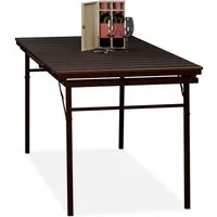relaxdays Gartentisch klappbar ausziehbar, braun