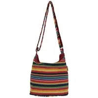 Sunsa Hobo Hobo Tasche, Vegane nachhaltige Umhängetasche Crossbody Crossover, Streifen Design