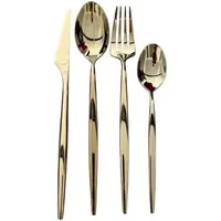 Schäfer Elektronik Besteck-Set 24-tlg. Besteckset für 6 Personen aus Edelstahl 18/10 (24-tlg)