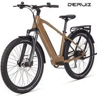 DERUIZ E-Bike Mountainbike 28 zoll Mountainbike für Damen und Herren, Elektrofahrrad 161km, 8 Gang SHIMANO Acera RD-M360 SGS Schaltwerk, Kettenschaltung, Heckmotor, 644 Wh
