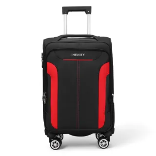 Weicher Kabinenkoffer 36,5 x 23,5 x 58 cm Nylon 900D Passend für Easyjet, Ryanair, Wizzair Integriertes Schloss