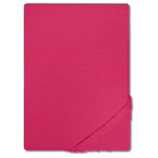 Setex Feinbiber Spannbettlaken pink 90 x 200 cm