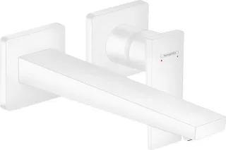 Hansgrohe 2-Loch Waschtischarmatur Unterputz Metropol F-Set mattweiss langer Ausl., 32526700 32526700