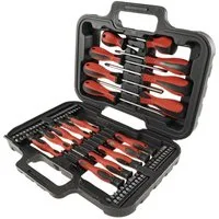 ChiliTec Schraubendreher Schraubendreher Set 58 Teile, Profi, Magnethalter