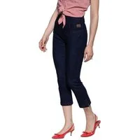 QueenKerosin Caprijeans Joan mit Cinch-Back