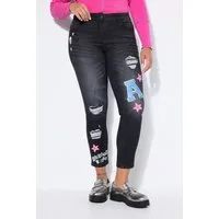Angel of Style Röhrenjeans Jeans Emma Slim Fit 5-Pocket destroyed Prints