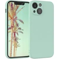 EAZY CASE Handyhülle für Apple iPhone 13 Mini Hülle Silikon 5,4 Zoll, Hülle Silikon kratzfest Smart Slimcover Bumper Case Etui Mint Grün