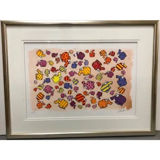Otto Waalkes Original Siebdruck "Bunte Wäsche" 2018 limitiert...