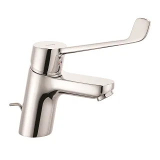 KLUDI PURE & EASY CARE Waschtisch-Einhandmischer 70 mit KLINIK HEBEL 180 mm chrom 372870565