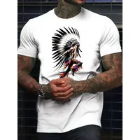RMK T-Shirt Herren Print Shirt Rundhals kurzarm Streetwear