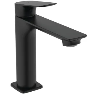 Ideal Standard Waschtisch-Armatur H120 CeralifeC Ausladung 135mm mit Push-Open Ventil BlueStart Silk BE105XG