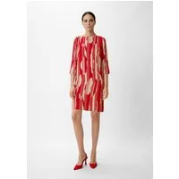 comma Minikleid Kleid Crêpe-Kleid mit Allover-Print